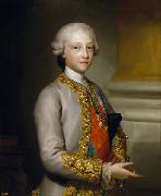 Anton Raphael Mengs Portrait of the Infante Gabriel of Spain oil on canvas